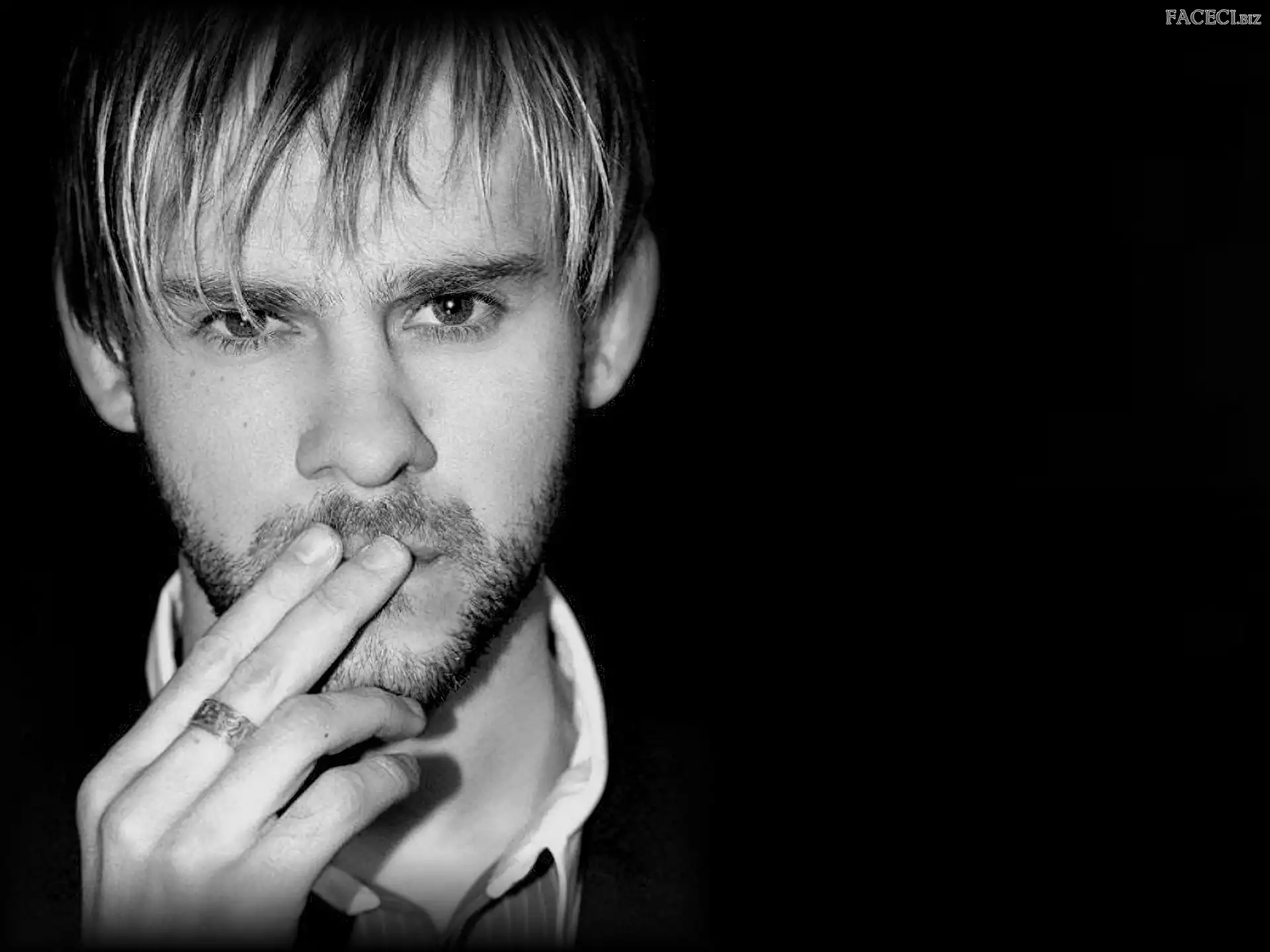 broda, Dominic Monaghan, jasne włosy