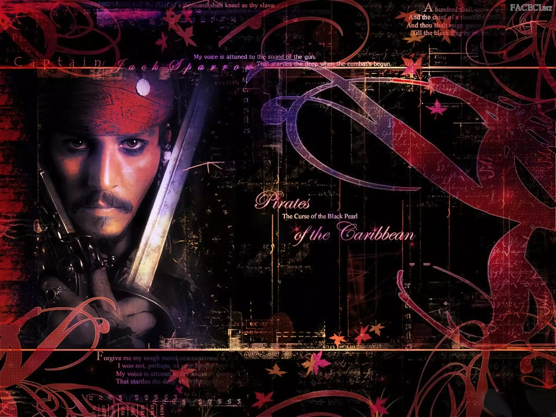 Johnny Depp, napisy, Piraci Z Karaibów