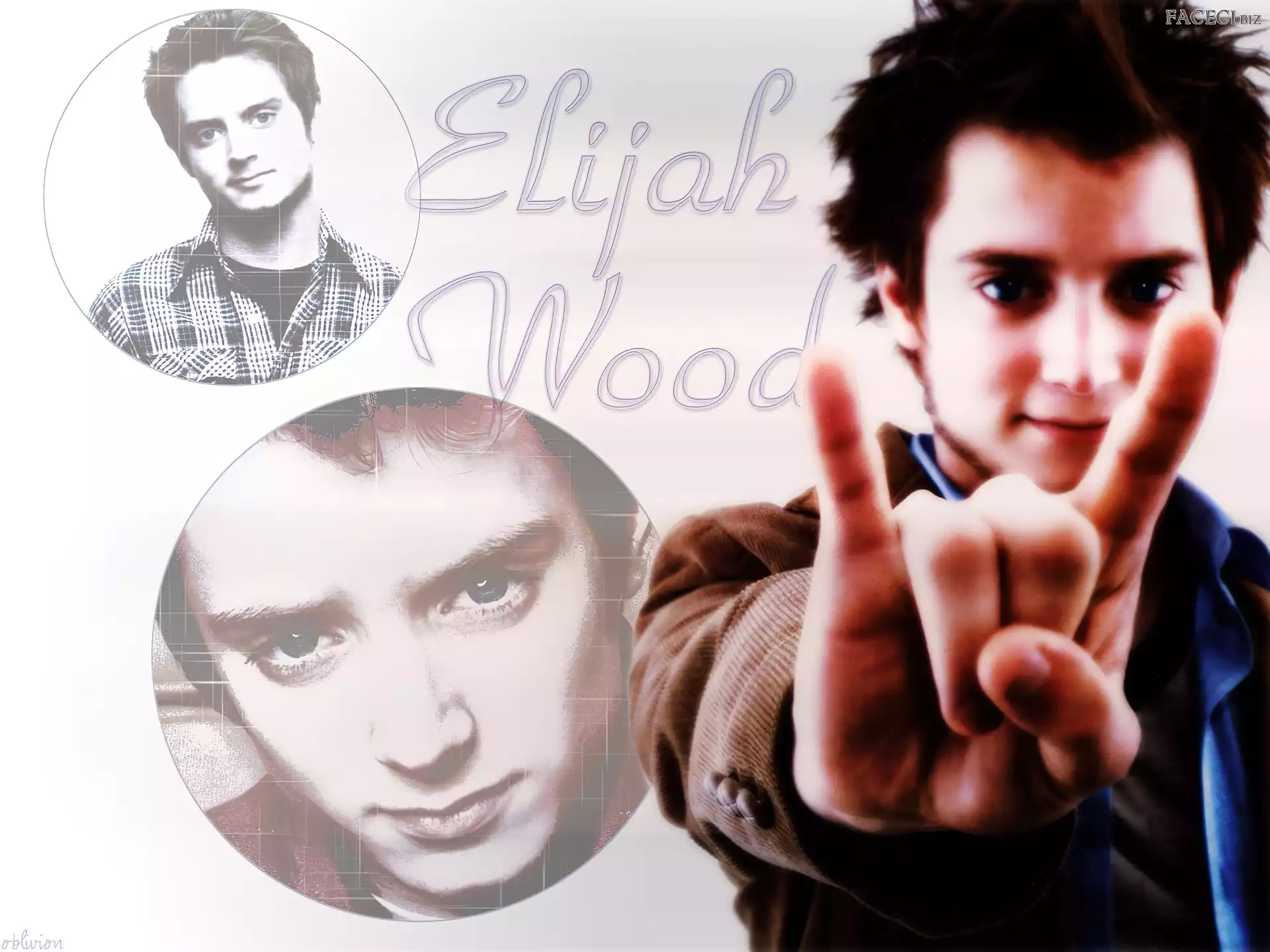 palce, Elijah Wood, ręka